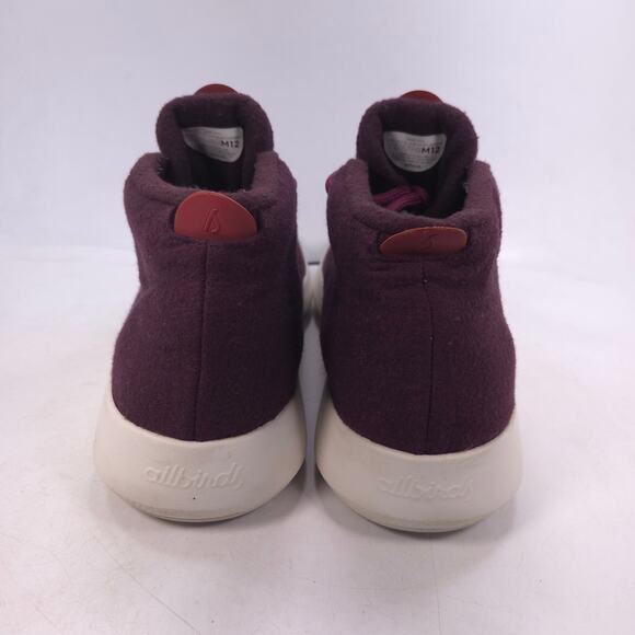 Allbirds Wool Runner Up Mizzie Athletic Running Shoe Mens Size 12 Burgundy - Picture 3 of 10